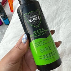 Heat protector cream for vivid color